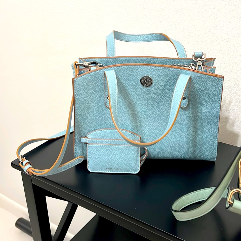 Anna Klein baby blue purse